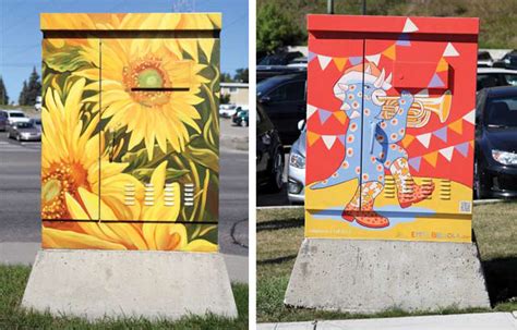 electrical box murals|not painting electrical boxes.